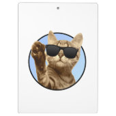 Catカッコいいクリップボード クリップボード (裏面)