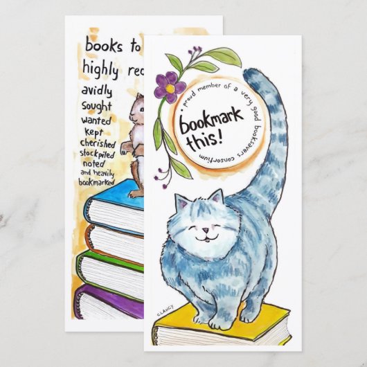 Catカードのブックマーク (正面/裏面)