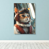 catキャンバス写真 キャンバスプリント (インサイチュ (ウッドフロア))