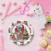 CATクリスマスパーティー猫好き ペーパープレート (パーティー)