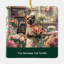 Catクリスマスフラワーアレンジメントバイフローリスト紙