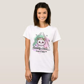 Catグラフィック内の美しい Tシャツ (正面フル)