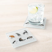 Catコマンド ガラスコースター (アングル)