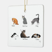 Catコマンド セラミックオーナメント (左)