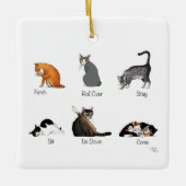 Catコマンド セラミックオーナメント (正面)