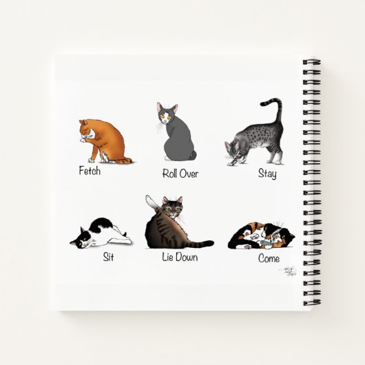 Catコマンド ノートブック (裏面)