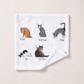 Catコマンド バスタオルセット (ウォッシュタオル)