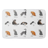 Catコマンド バスマット (正面)