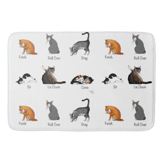 Catコマンド バスマット (正面)