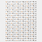 Catコマンド フリースブランケット (正面)