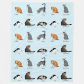 Catコマンド フリースブランケット (正面)