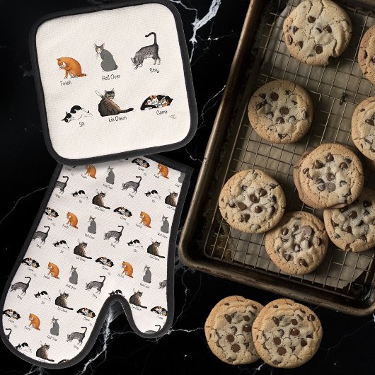 Catコマンド 鍋つかみ&鍋敷きセット