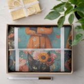 Catコラージュ小さなプロジェクトのジャンクジャーナルの切り離し 薄葉紙 (ギフト)