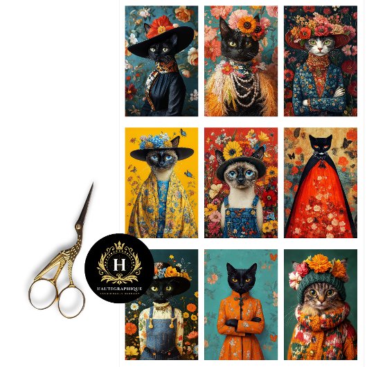 Catコラージュ小さなプロジェクトのジャンクジャーナルの切り離し 薄葉紙