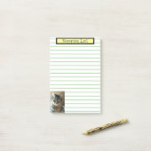 Catショッピングリスト ポストイット (デスク上)