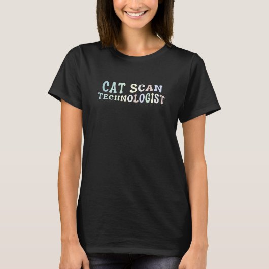 CATスキャンMRI放射線技師 Tシャツ (正面)