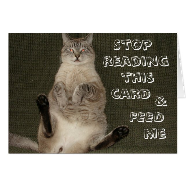 CATストップのTHIS CARD & MEカード (正面横)