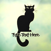 Catデカールのパーソナライズ猫好き・ウィンドウデカール ウィンドウサイン (シート3)