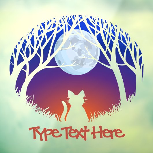 Catデカールのパーソナライズ猫好き・ウィンドウデカール ウィンドウサイン (シート3)