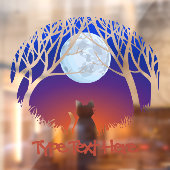 Catデカールのパーソナライズ猫好き・ウィンドウデカール ウィンドウサイン (シート2)