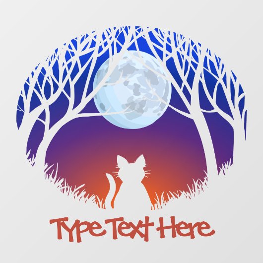 Catデカールのパーソナライズ猫好き・ウィンドウデカール ウィンドウサイン (シート)