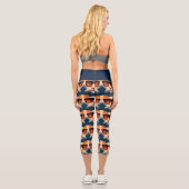 CATハイカッコいいウェストCapris YOGAパンツレギンス カプリレギンス (裏面)
