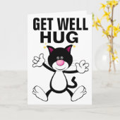 CATハグあいさつカードを手に入れる カード (黄色い花)