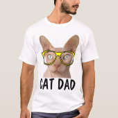 CATパパおもしろいSPHYNX tシャツ (正面)