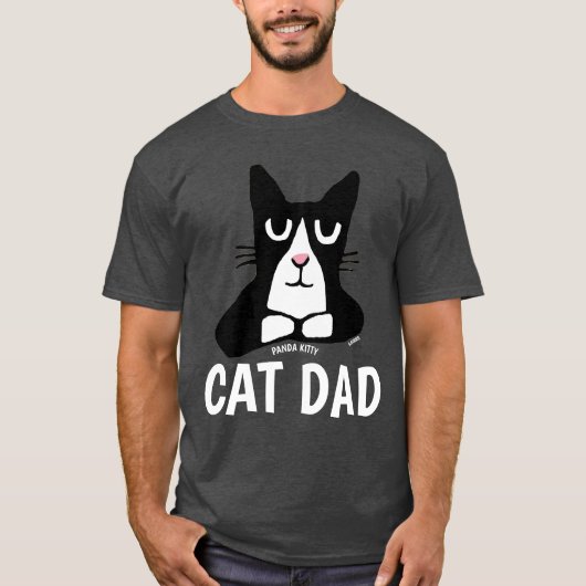 CATパパパンダ子猫Tシャツ Tシャツ (正面)