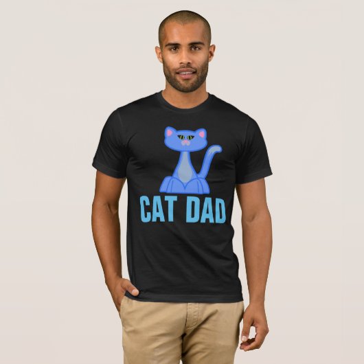 CATパパブラックTシャツ Tシャツ (正面フル)