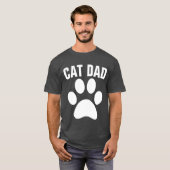 CATパパポープリントTシャツ Tシャツ (正面フル)