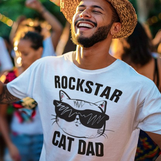 CATパパロックスターTシャツ Tシャツ