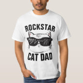 CATパパロックスターTシャツ Tシャツ (正面)