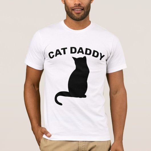 CATパパ(CAT DADDY)メンズTシャツ Tシャツ (正面)