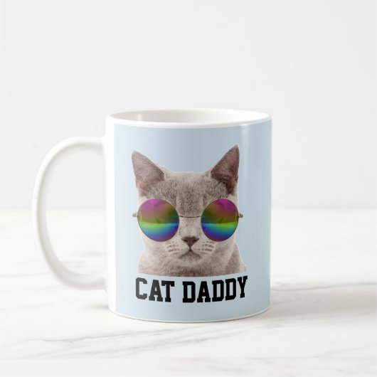 CATパパDADDYコーヒーマグスサングラス コーヒーマグカップ (左)