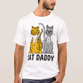CATパパDADDY Tシャツ&スウェットシャツ Tシャツ (正面)