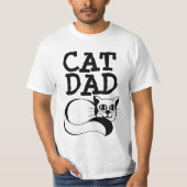 CATパパTシャツ、メンズボーイズCat Tees Tシャツ (正面)