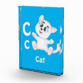 CatパーソナライズABC:レターC – 名前の追加 フォトブロック (右)