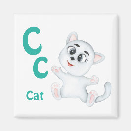 CatパーソナライズABC:レターC – 名前の追加 マグネット