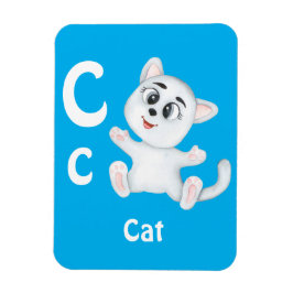 CatパーソナライズABC:レターC – 名前の追加 マグネット