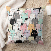 Catパーティー20x20装飾用クッション クッション (ブランケット)