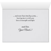 Catフォト悔やみや弔慰グリーティングカード (内部横(下))