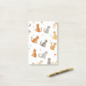 catポストイットノート ポストイット (デスク上)