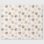 Catポーズニュートラルカラー ラッピングペーパー (フラット)