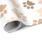 Catポーズニュートラルカラー ラッピングペーパー (ロールコーナー)