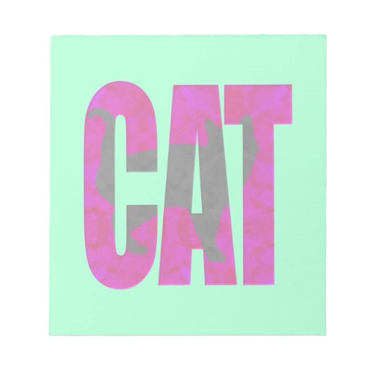 catメモ ノートパッド (正面)