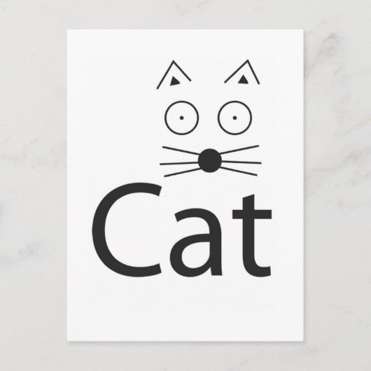 CATロゴ ポストカード (正面)