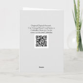 Catヴィンテージフローラカードシリーズ12 カード (裏面)