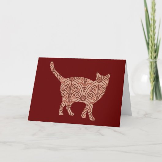 Catヴィンテージフローラカードシリーズ7 カード (正面)