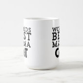 Cat世界の最も最高のなママ ツートーンマグカップ (中央)